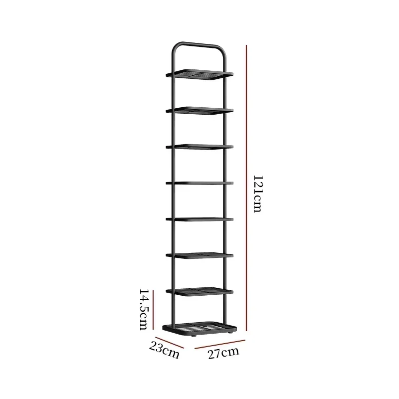 Light Luxury Multi-Layer Iron Art Shoe Hanger Double Pipe Wardrobe Organizer Enhanced Load Bearing Modern Design Home Storage