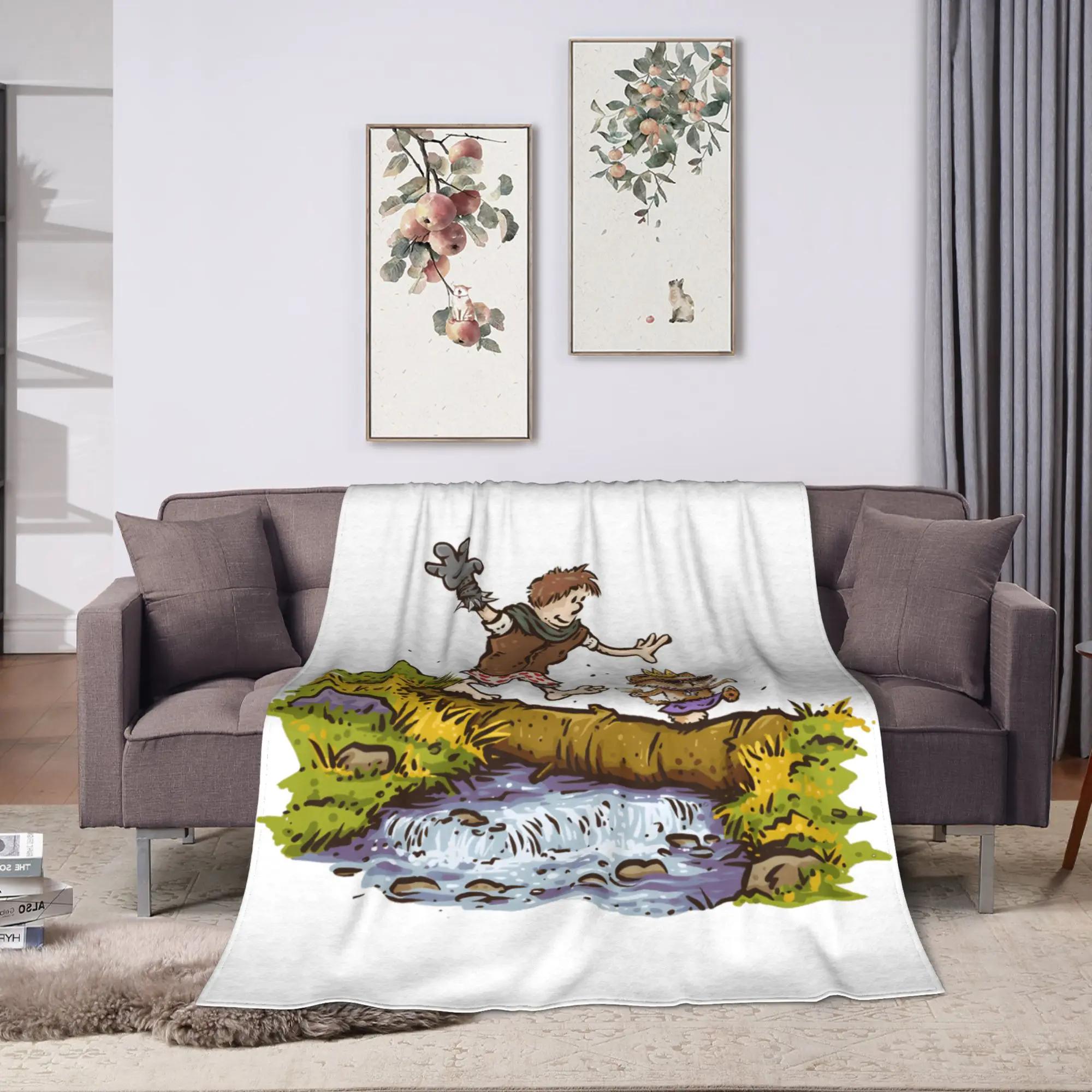 Carl And The Princess Dungeon Crawler Carl Soft Blanket  Children Plush Throw Blanket Fashion Couch Chair  Sofa Bed Cover