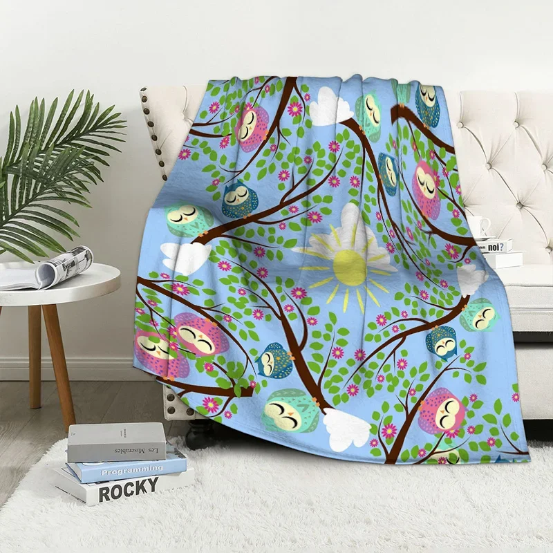 Manta de felpa para sofá, colcha suave y esponjosa para decoración del hogar, a cuadros, moderna, para Halloween, con dibujos de animales y gatos