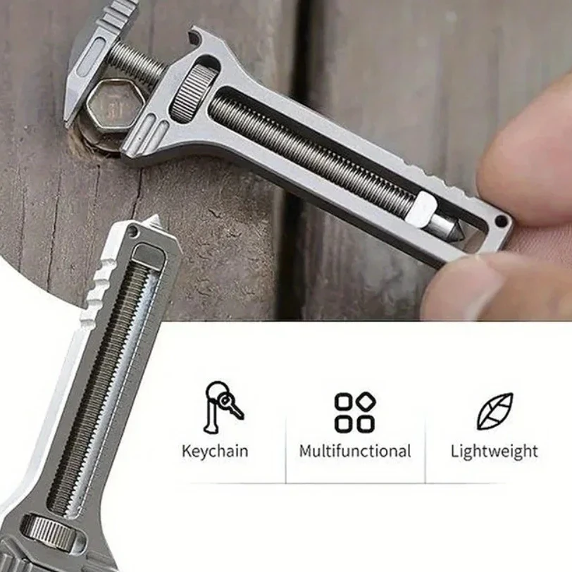 

1PC EDC Multi Tool Compact Multitool Portable Tool Key Ring Chain Pocket Cutter Screwdriver Multi Tools Camping Survival Kit