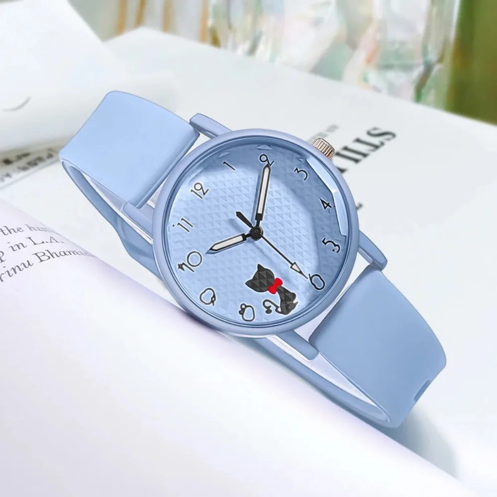 Reloj de pulsera informal para Mujer, relojes de cuarzo para Mujer, Reloj con correa de silicona para Mujer, Reloj de regalo para Mujer, Reloj femenino