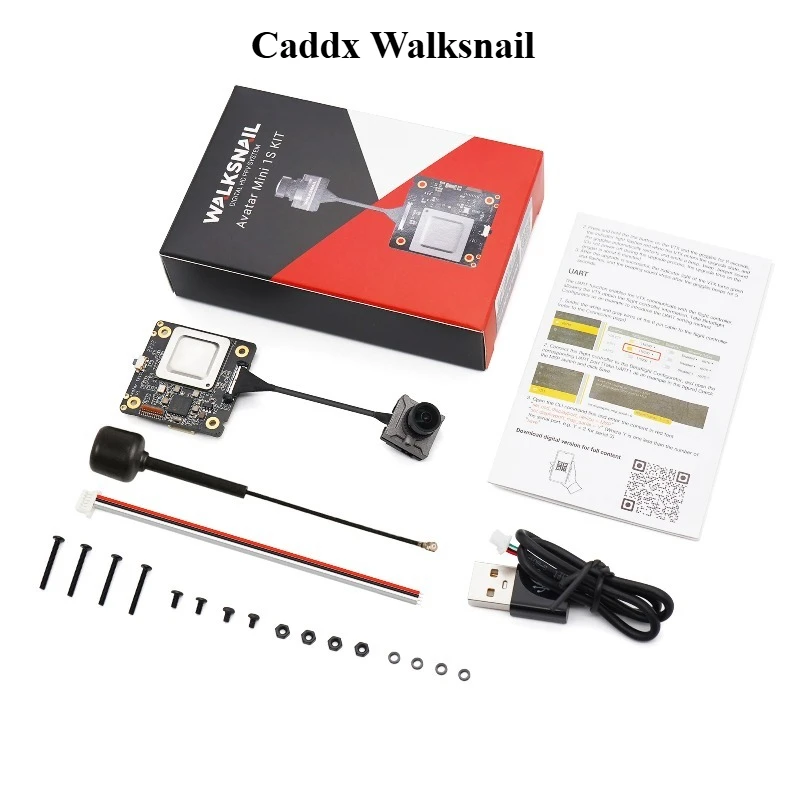 

Camera Caddx Walksnail Avatar HD Mini 1s Kit 1080P 60fps NanoCamera V3 VTX 32G Mini 1s Lite Kit Low Latency for FPV Racing Drone