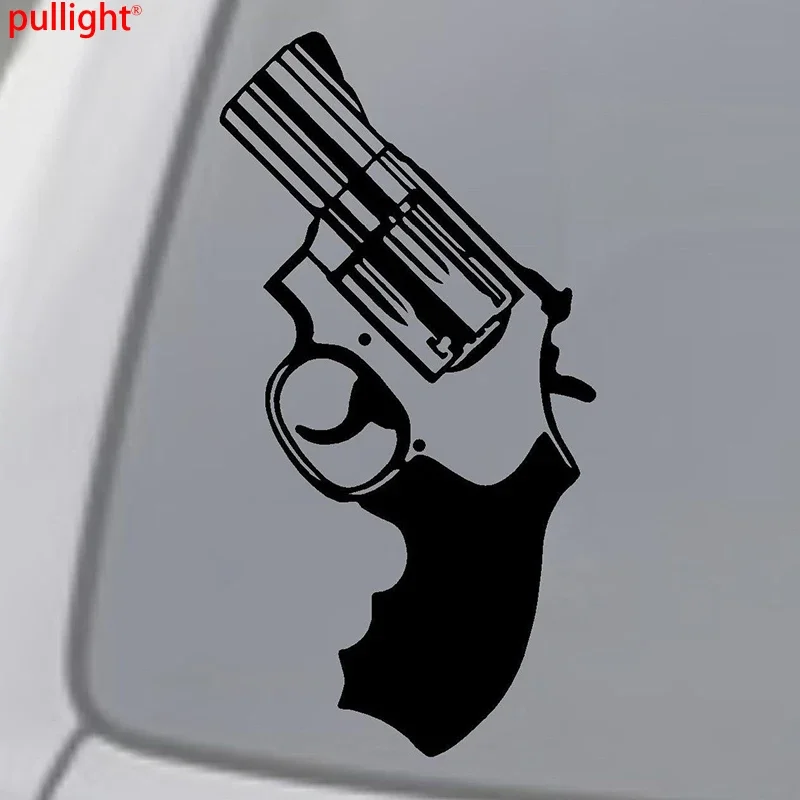 Special revolver toy pistol shaped car window bumper motorcycle accessories decoration vinyl car sticker