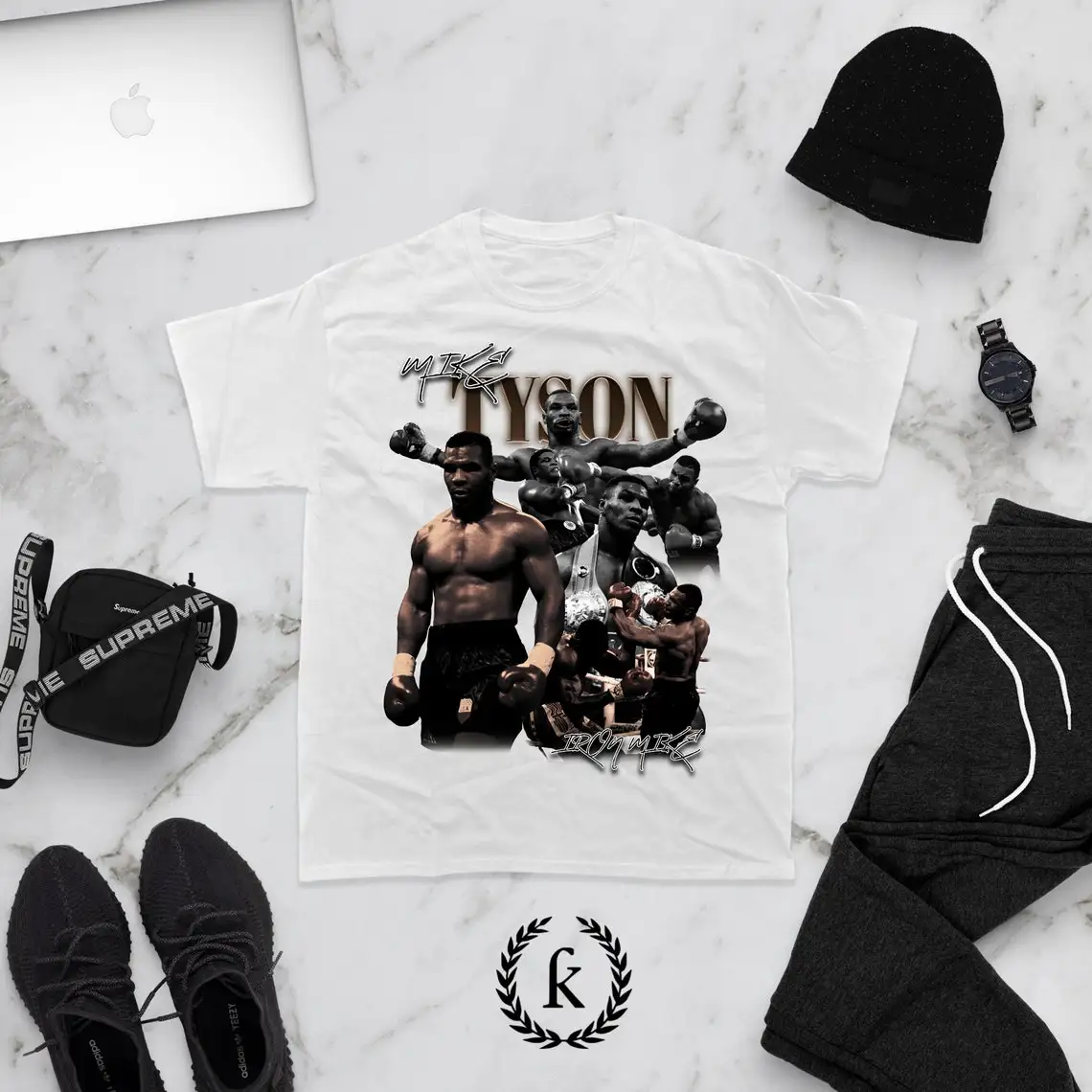 Mike Tyson Graphic Vintage Inspired Iron Mike T Shirt. Short Sleeve 100% Cotton Casual T-shirts Loose Top Size S-3XL