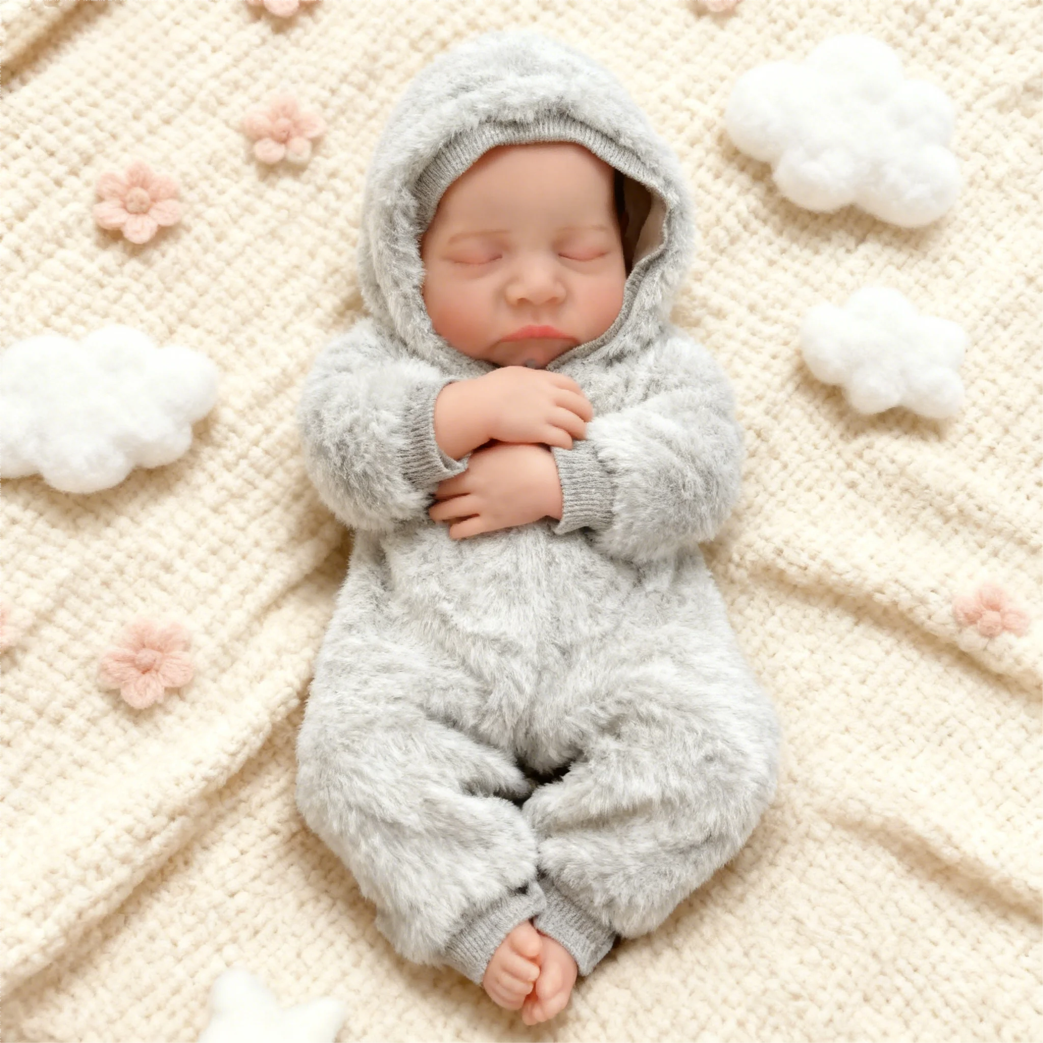 Lifelike Reborn Baby Dolls  - 18-Inch Real Baby Feeling Realistic-Newborn Baby Doll Full Body Vinyl Real Life Baby Dolls