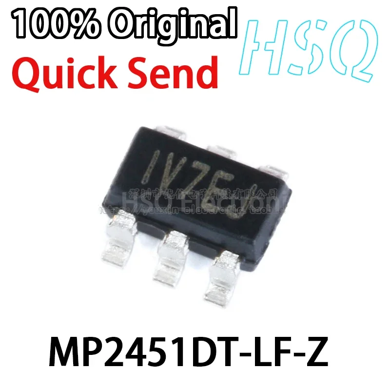 5PCS Original MP2451DT-LF-Z Screen Printed IV7 Patch SOT23-6 DC-DC Chip for Step-Down Converter