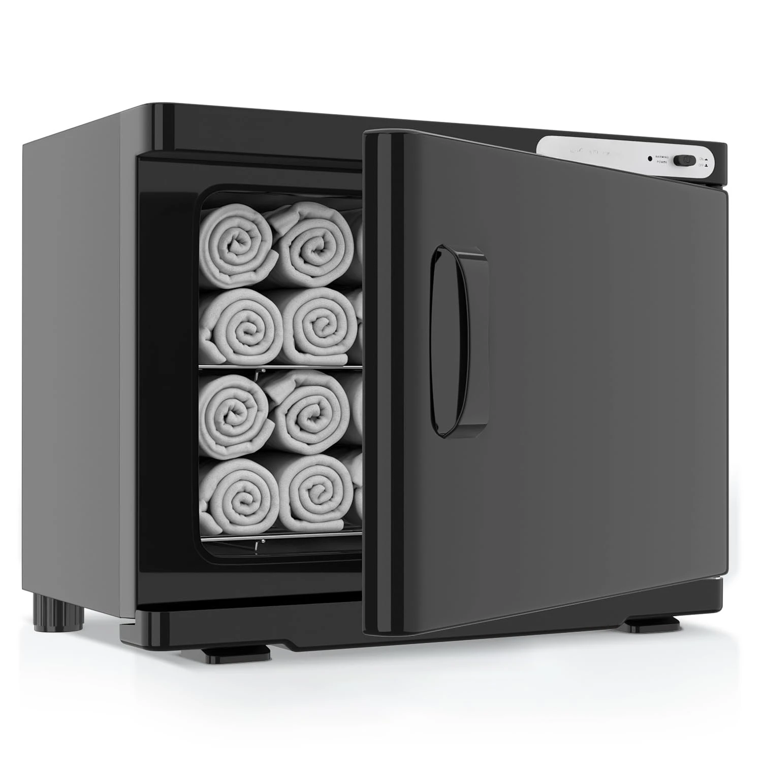 

23L Large Hot Bath Towel Warmer Heating Use for Facial Spa, Hair Beauty, Salon Equipment and Home- Black
