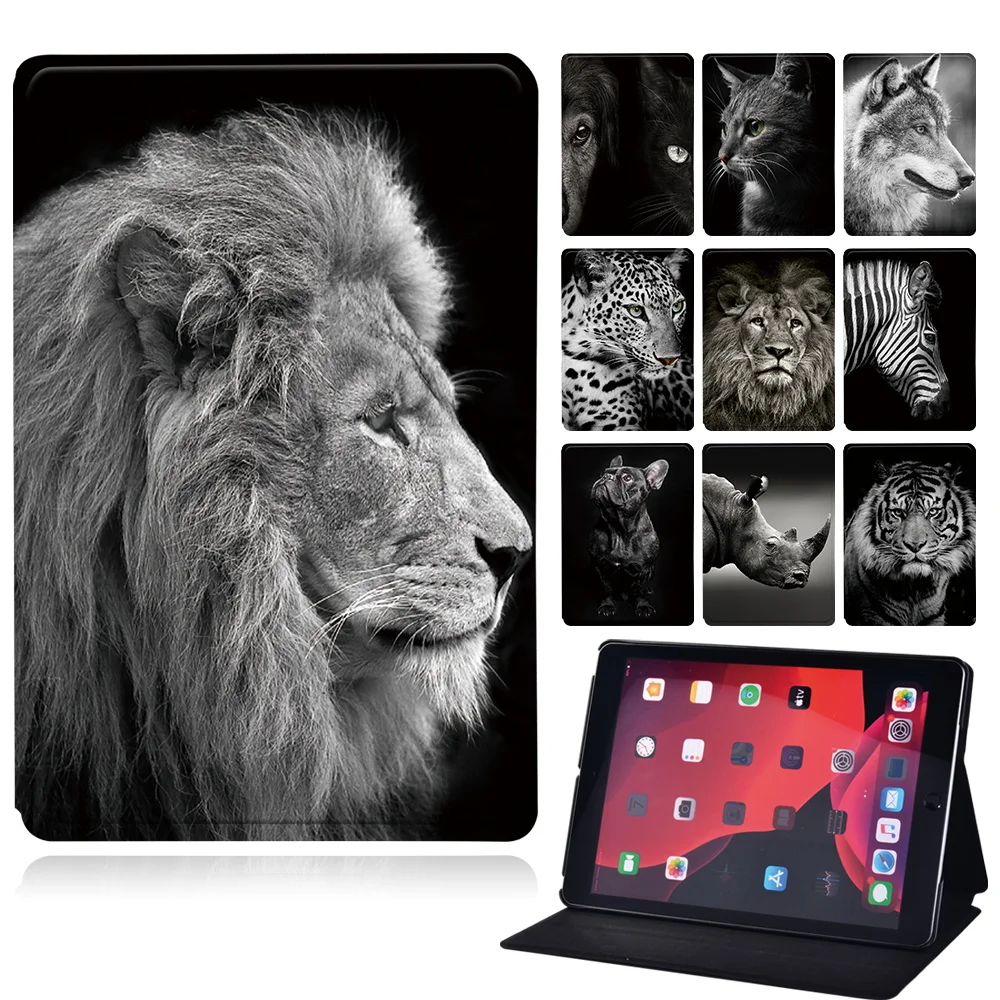 

Case for Apple IPad 9th 8th 7th/ Air 5 4 3 2 1/Mini 1/2/3/4/5/Pro 9.7" 10.5" 11"/iPad 2/3/4 Gen - Shockproof Leather Cover