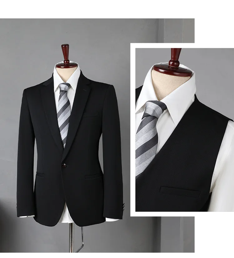 

CH671Large size fat men's suits men's casual business suits wedding suits best man suits groom professional suits