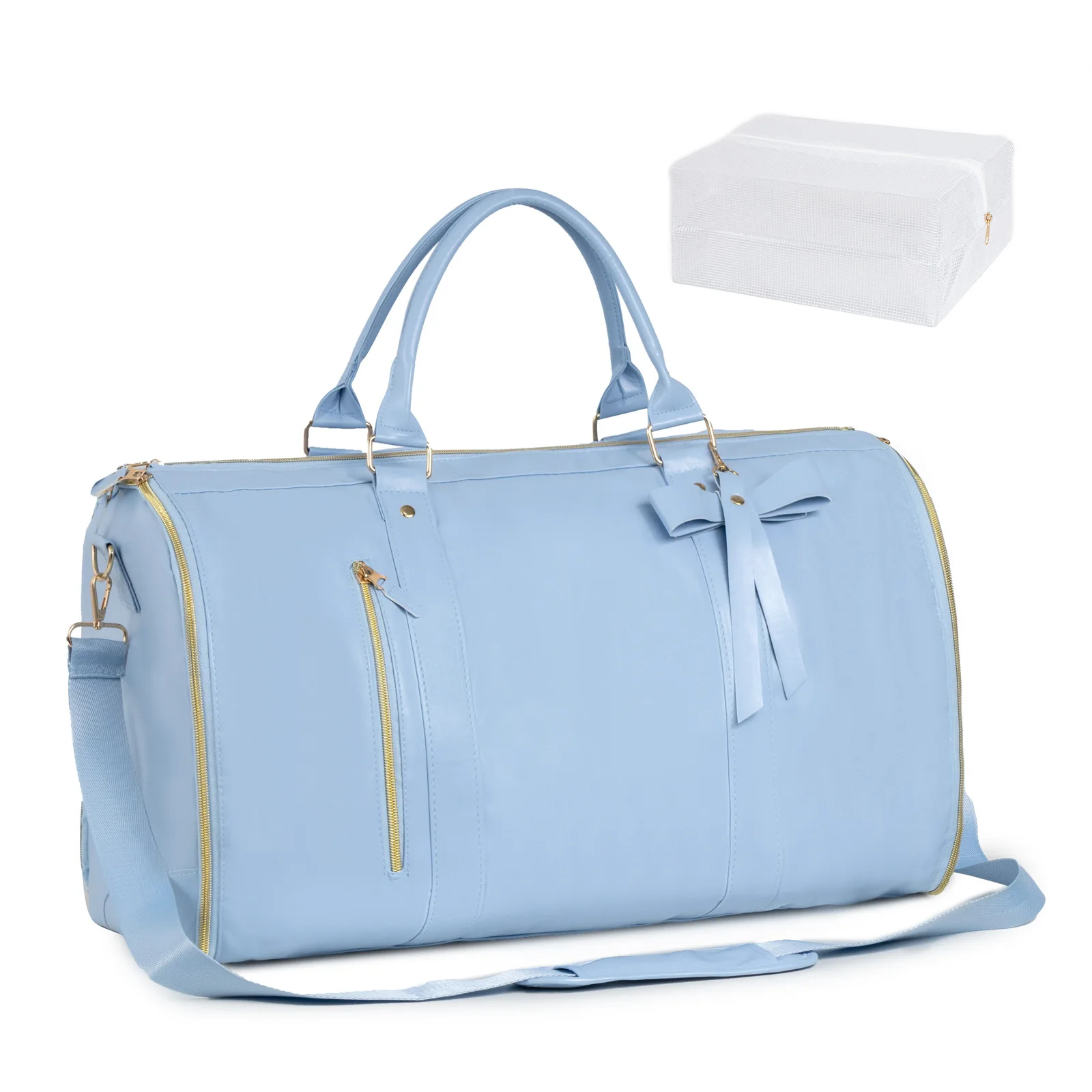New Convertible Travel Bag with Butterfly Knot Design Multi-Functional Fitness Luggage Bag for Overnight Trips maleta traje ita