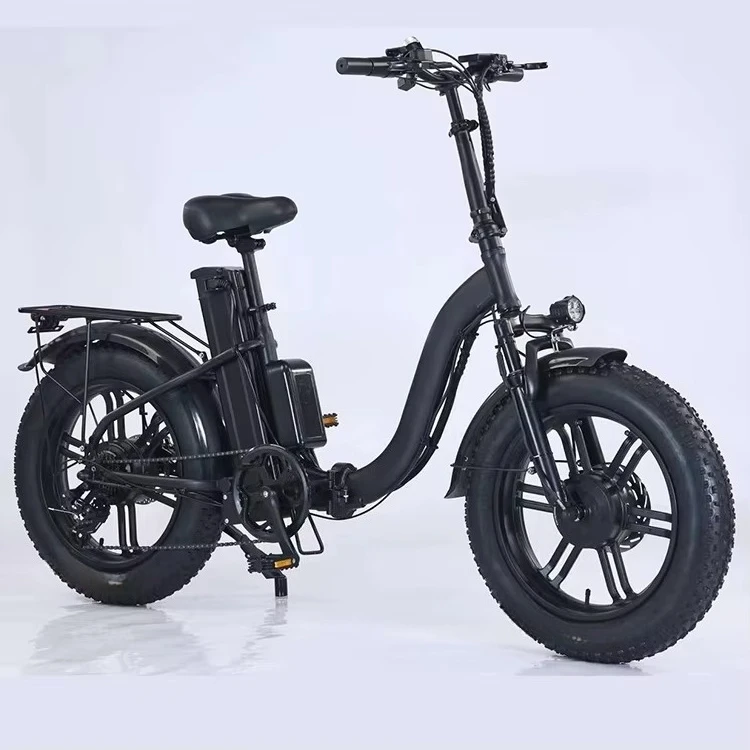 750w 48v15ah Aluminum Alloy Electric City E Bike  7 Speed Gears Rang 80km 20 Inch Folding Fat Electric Bicycle Bike Cycle