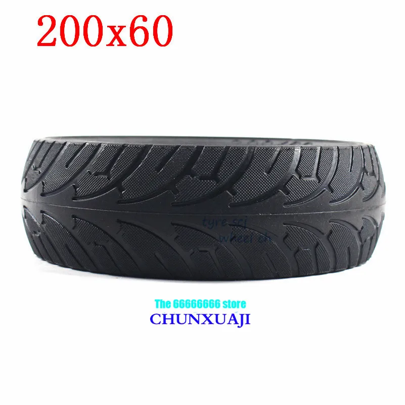 200X60 Electric Scooter Car solid Tire Tyre Wheel for 8 Inches  Scooter Solid Tire Brushless Motor Non Pneumatic for Skateboard