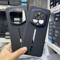 Case for Huawei Honor Magic6 Magic 6 RSR Real Carbon Fiber Aramid Anti-explosion Mobile Phone Protective Cover Protection Shell