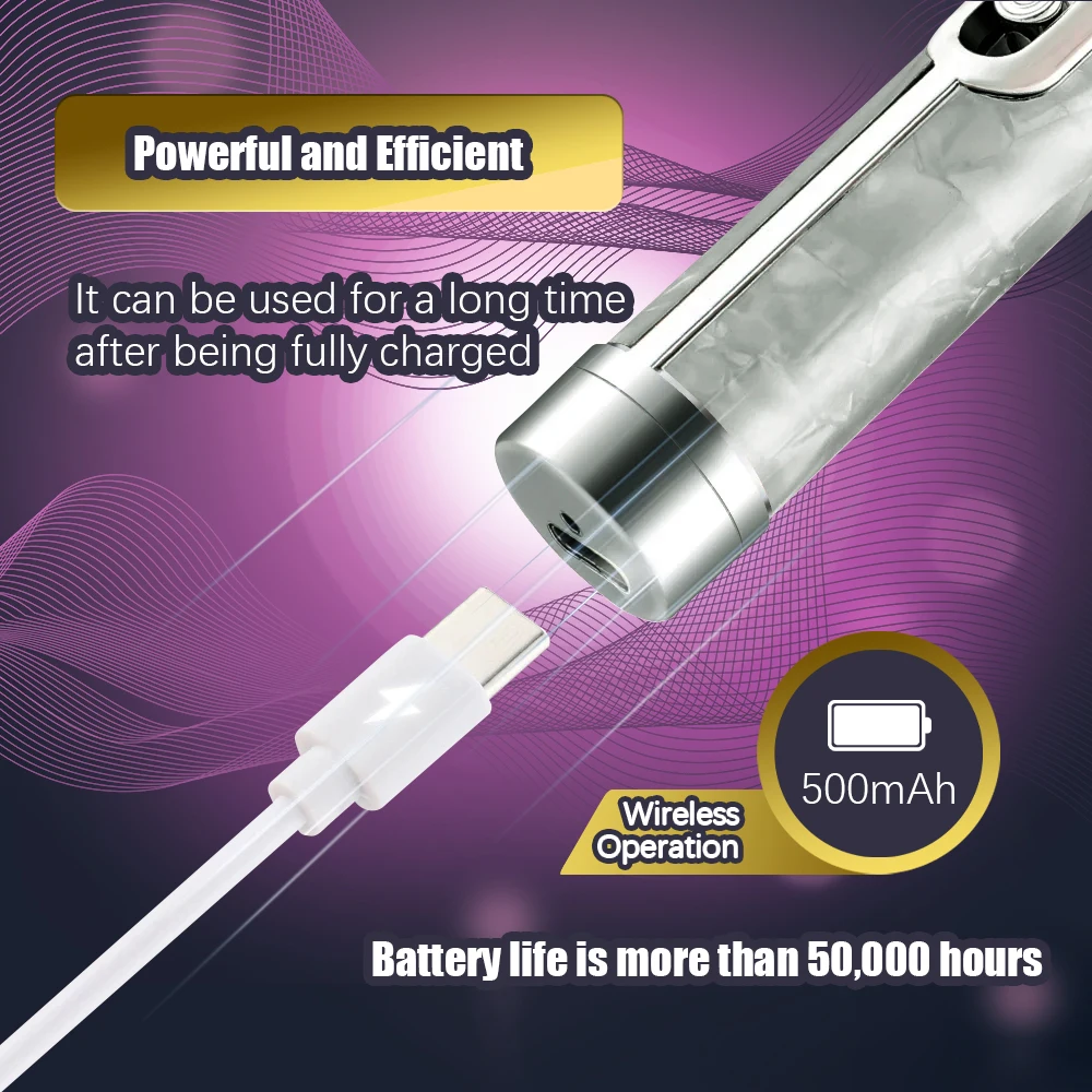 LULAA قابلة للشحن الكهربائية مسمار الحفر آلة 20000 دورة في الدقيقة المحمولة مسمار الحفر مع 11 قطعة مسمار لقمة ثقب لجل الأظافر مانيكير #3