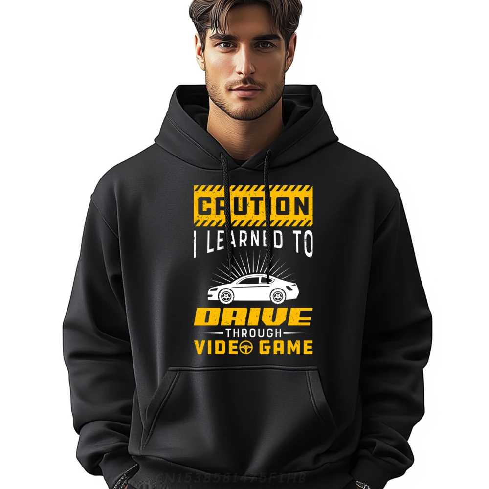 

New Driver Video Games Hoodies Printed Long Sleeve Hip hop Hoodies Funny Graphic Crew Neck Sweatshirt Slogan