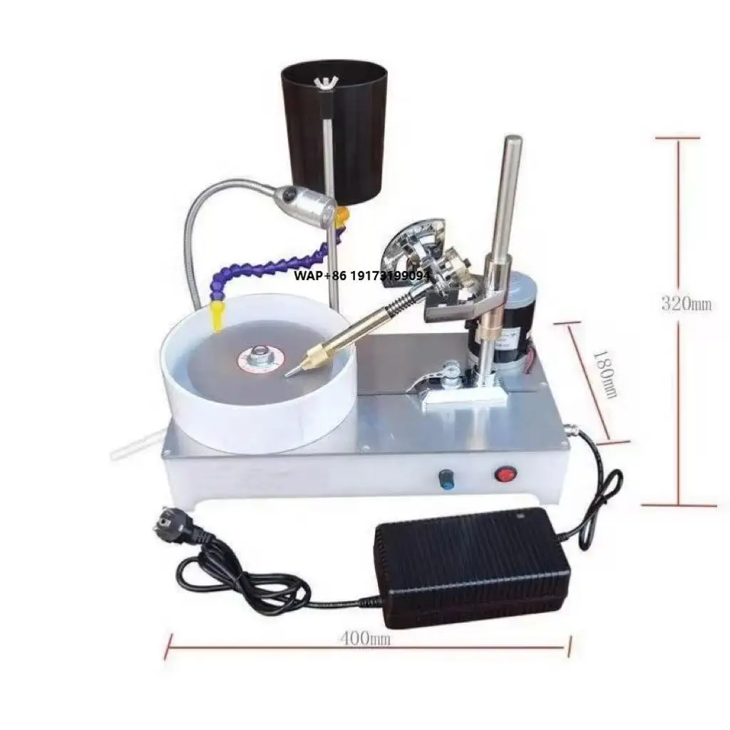 

New Automatic Jewelry Jade Faceted Angle Grinder Polishing Machine with Stone Forming Machine Tools Core Component Motor