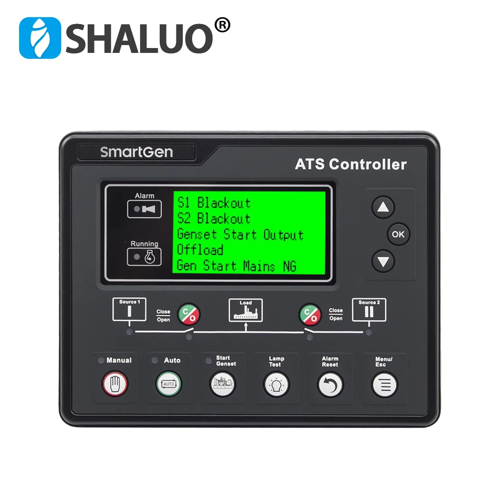 SmartGen HAT700 HAT700B HAT700S Diesel Generator ATS Controller Dual Power Synchronous Switching Control Module RS485 Interface