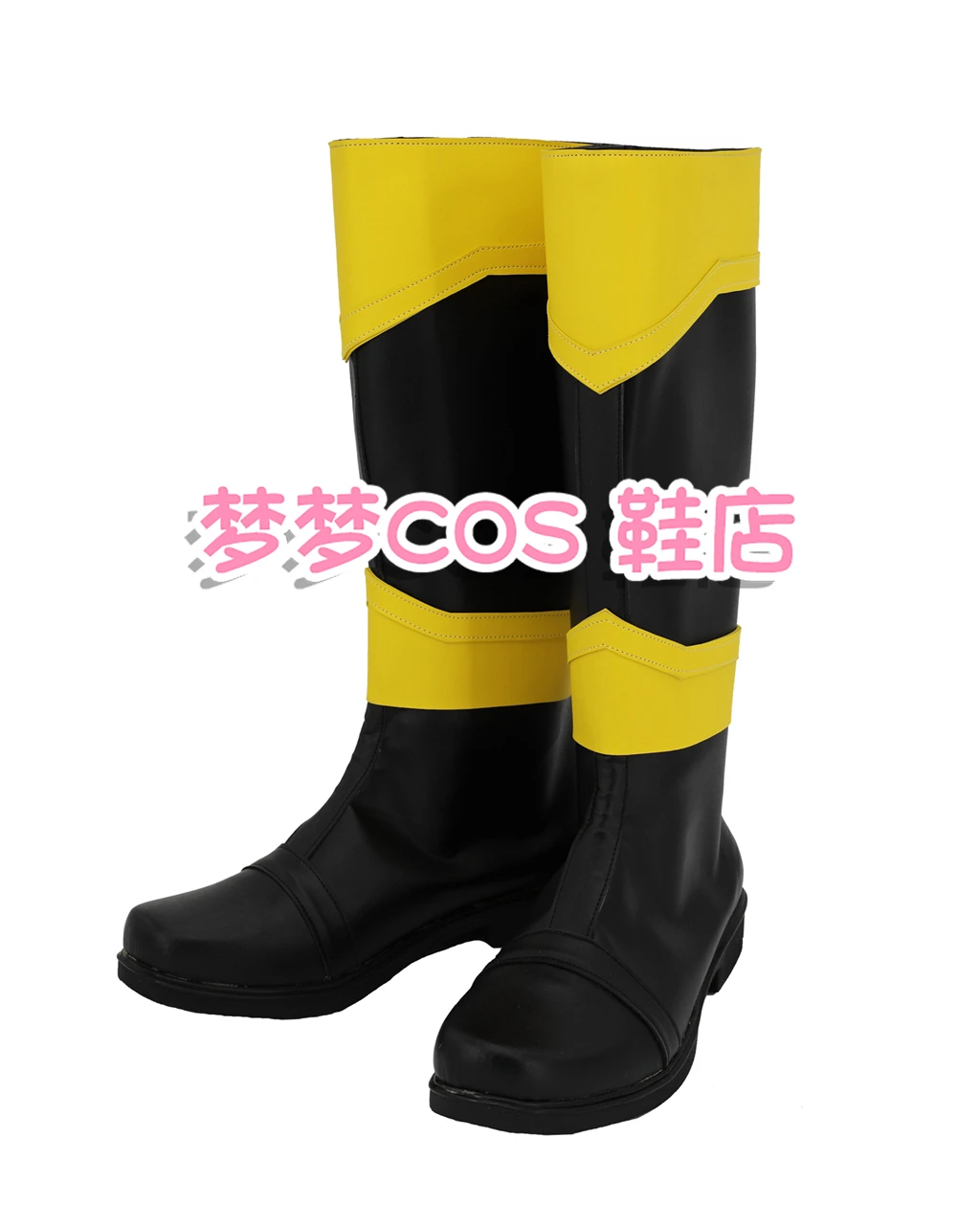スーパー戦隊怪盗戦隊ルパンレンジャールパンイエローコスプレ衣装靴カーニバルパーティーハロウィンブーツ手作りブーツ