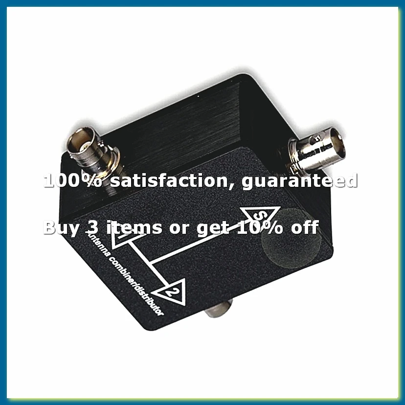 Wireless Microphone Antenna Distribution Combiner, 1 to 2 Antenna Allocator Divider Signal Booster