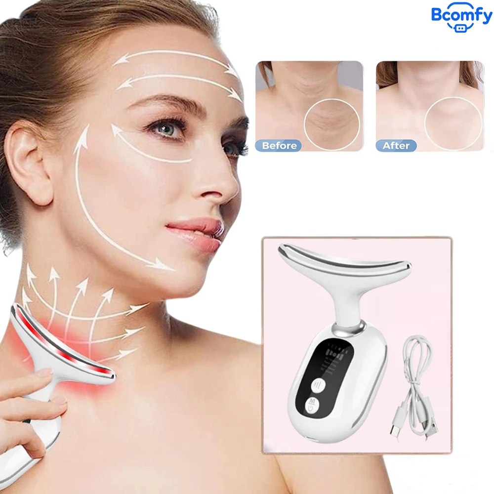 페이셜 리프팅 기기 피부 탄력 기기 마이크로커런트 페이셜 마사지기 충전식 목 미용 기기