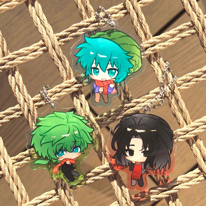 Game Your Turn to Die Death Game By Majority Chidōin Sara Egokoro Nao Cosplay Keychain Acrylic Keyring Key Chain Bag Ornament