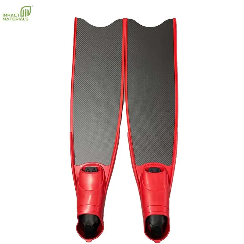 New Model Customized Carbon Fiber Fins Carbon Fiber Fins Freediving Long Blade Fins Carbon Fiber