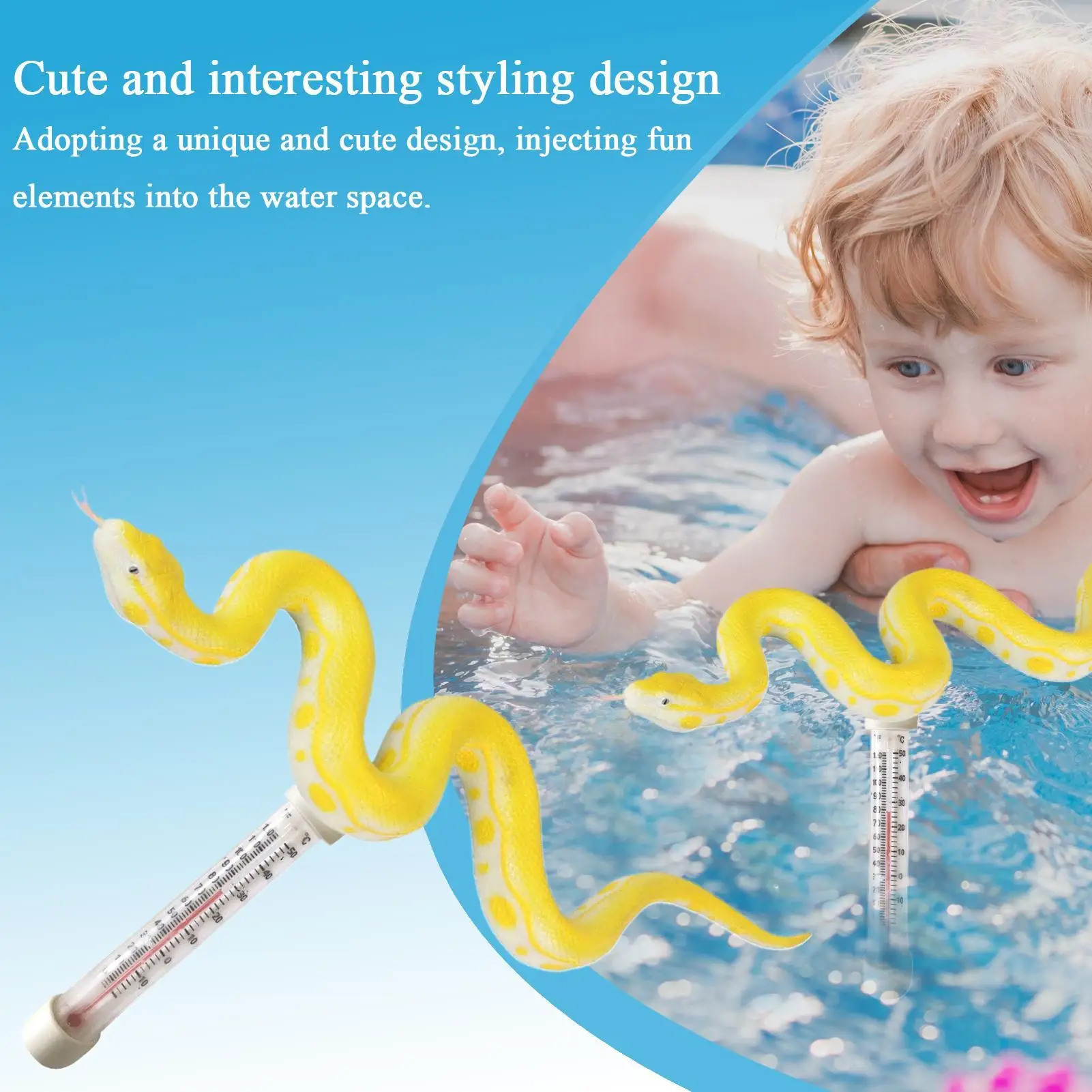 Cartoon Pattern Swimming Pool Thermometer Anti-fall Water Temperature Measuring Tool Marine Animal Hot Tub Nice Service