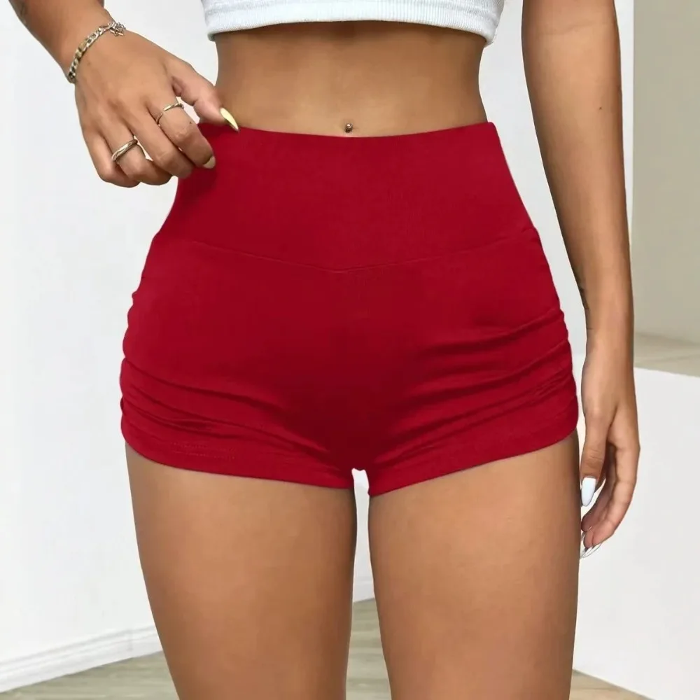 Women High Waist Compression  Shorts Fitness Tummy Control Butt Lifting Tight Elastic Soft Breathable Flattering Comfy New