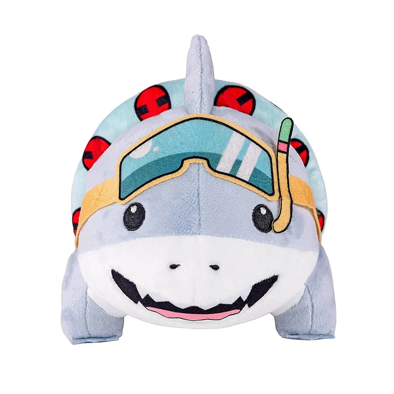 Jeff Plush Cute Jeff The Land Shark Plushie Cartoon Shark Online Star Soft Stuffed Home Decor Pillow Doll Toy Children's Gift