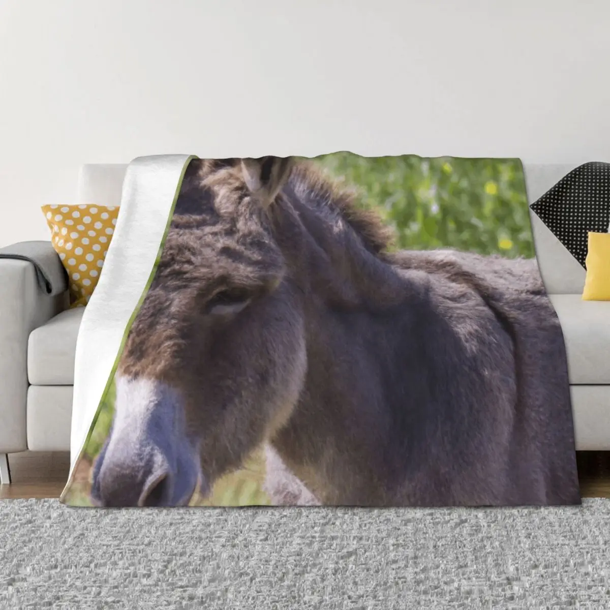 

Donkey Throw Blanket Bed Sofa valentine gift ideas Designers Blankets