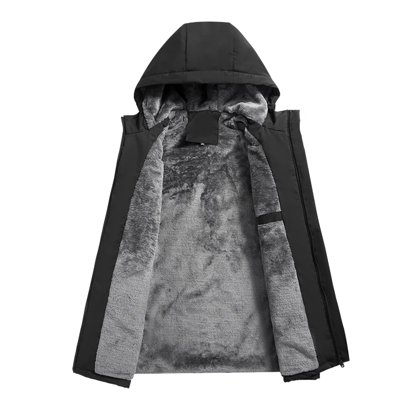 Winter Jacket Men Thick Warm Waterproof Hooded Parka Coat Windbreaker Military Fleece Jacket Plus Size 5XL Jaqueta Masculina