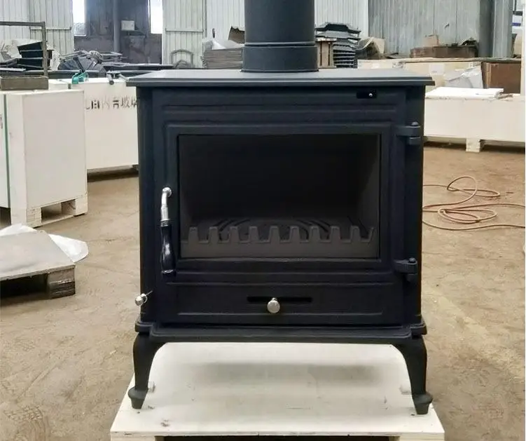 YyhcStovesFireplaces,FireplacesLarge Cast Iron Stove Real Fire Wood Burning Stove Domestic Heating Fireplace