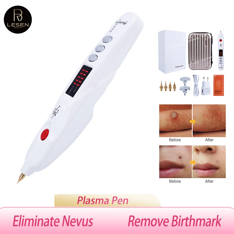 Caneta de plasma para remoção de toupeira, remoção de manchas pretas, pigmentação, remoção de tatuagem, papiloma, verruga, ferramenta de cuidados com a pele v