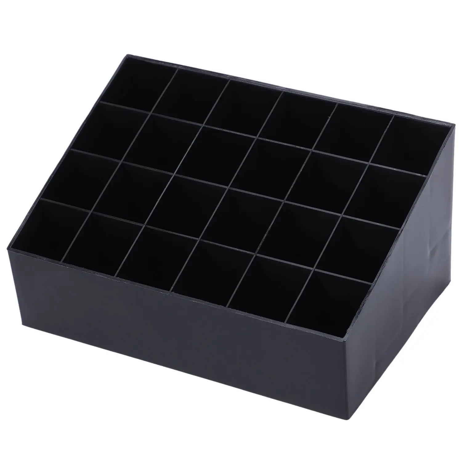 24 Lipstick Holder Organizer Lipstick Holder Display Holder Cosmetic Black