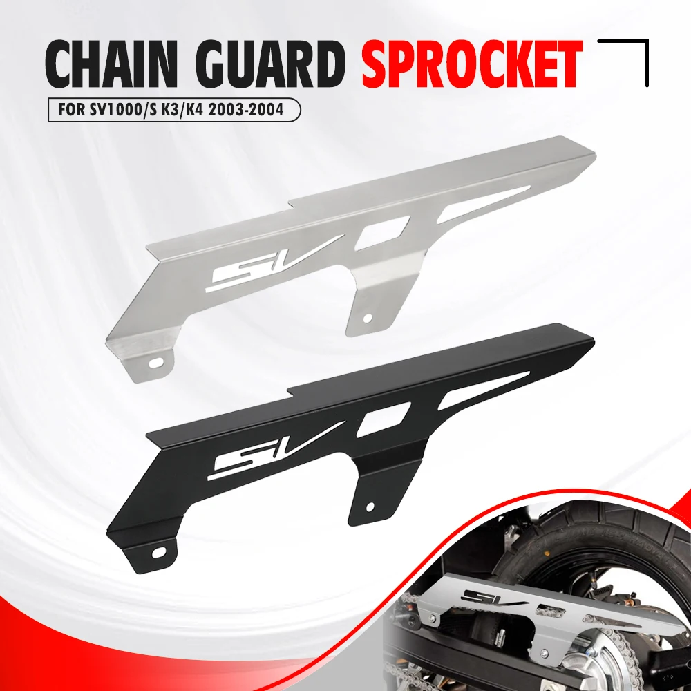 

For Suzuki SV1000 SV1000S 2003-2004 Motorcycle Accessories Rear Wheel Drive Chain Guard Belt Cover Protection Mud Guard SV1000 S