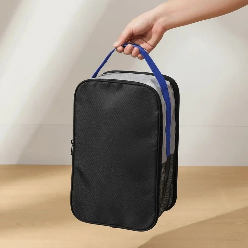 Polyester Shoes Portable Handbag Solid Color Mesh Breathable Sneakers Storage Bag Dust-proof Anti-splash Water