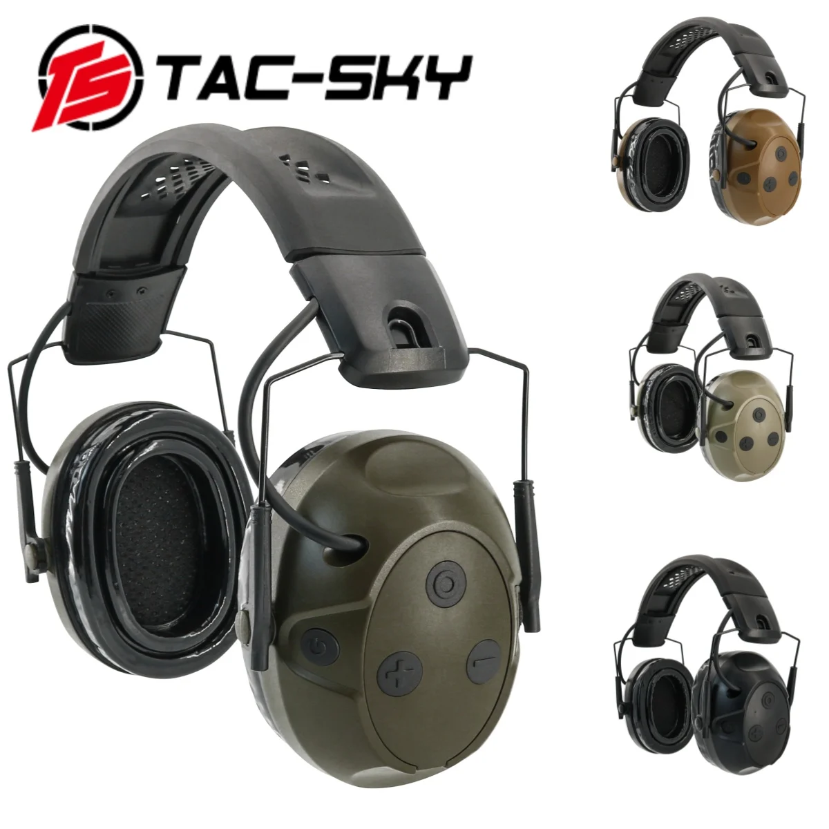 TS TAC-SKY G500 wireless bluetooth pickup noise canceling headset Tactical communication headset shooting ear muffs