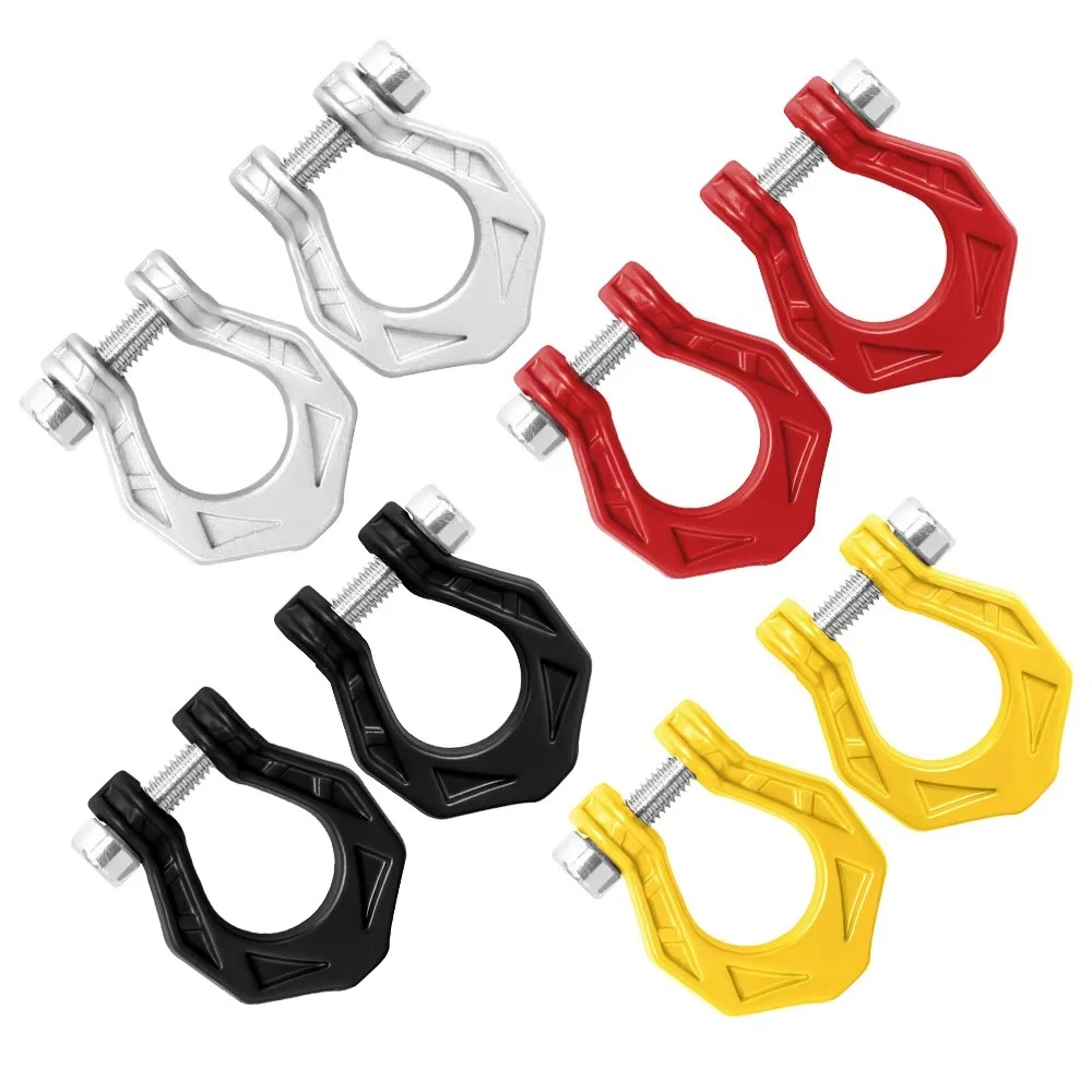Metal U Buckle RC Recovery Tow Hooks for 1/7 1/8 1/10 RC Rock Crawler Compatible with SCX10 TRX4 MK07 5811 Front Rear Bumper
