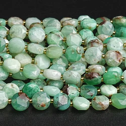 8mm Natural Chrysoprase Beads Green Australian Jade Gemstone Beads Strand For Jewelry DIY Making Bracelets 15''