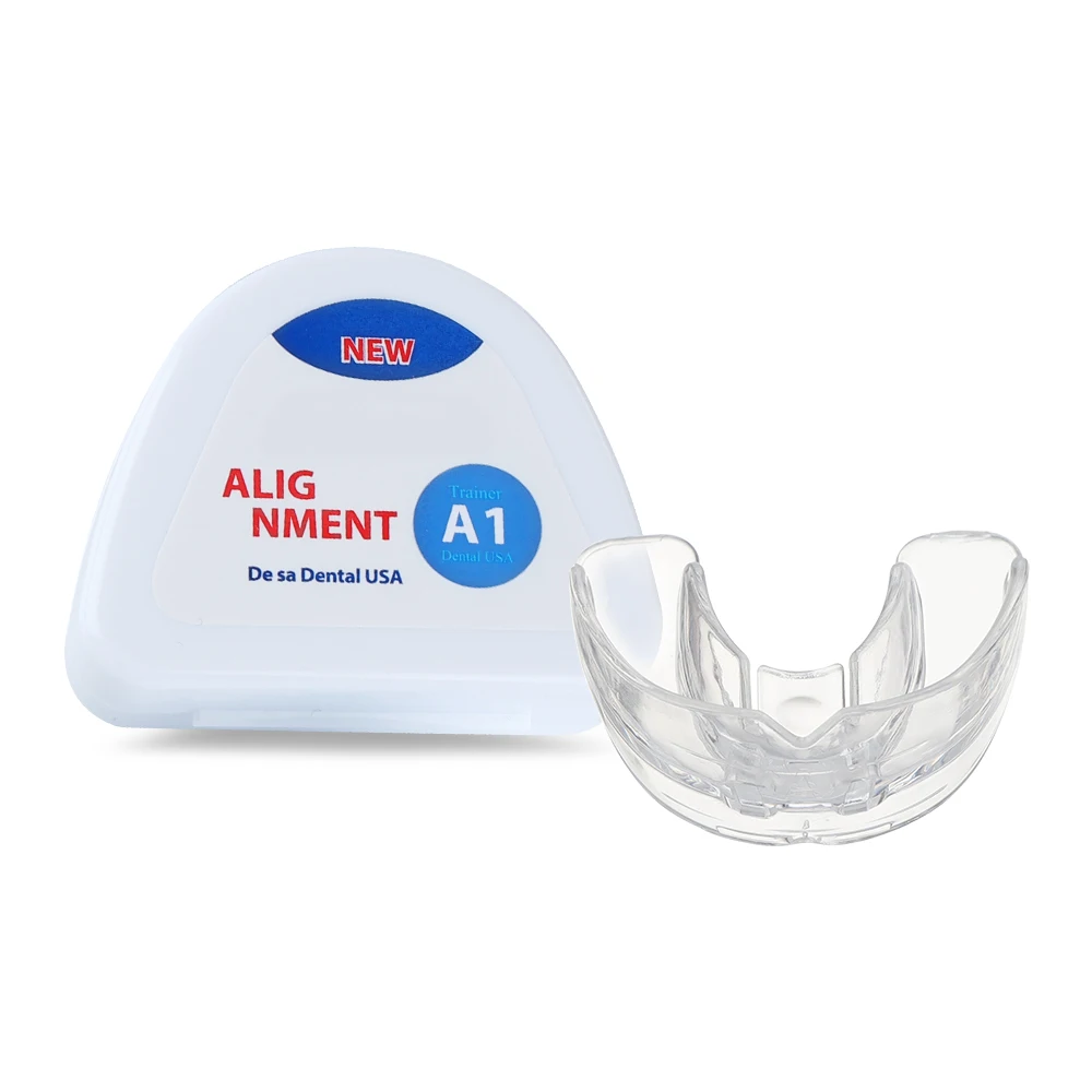Zahn ärztliche kiefer ortho pä dische Zahnspangen Set Kind 3 Stufen Silikon Ausrichtung Trainer Zähne Halter Bruxismus Mundschutz Kinder Zähne Glätte isen – Detail 10