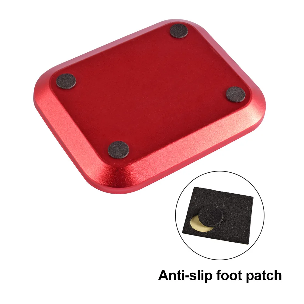 TYHM RC 나사 트레이, 마그네틱 패드 알루미늄 합금 자석 나사 디스크 보관 플레이트, RC 비행기 자동차 보트 수리 도구용