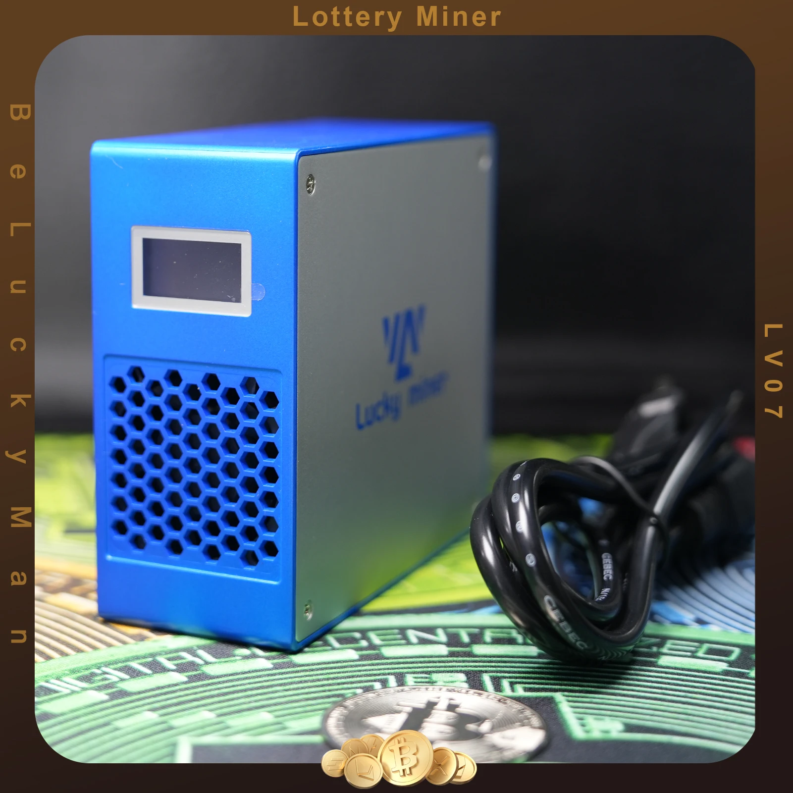 

Bitcoin Miner Lucky Miner LV07 ASIC Mining SHA256 1TH/S BTC BCH BSV DGB Crypto Solo Miner Mining Machine Lottery Device