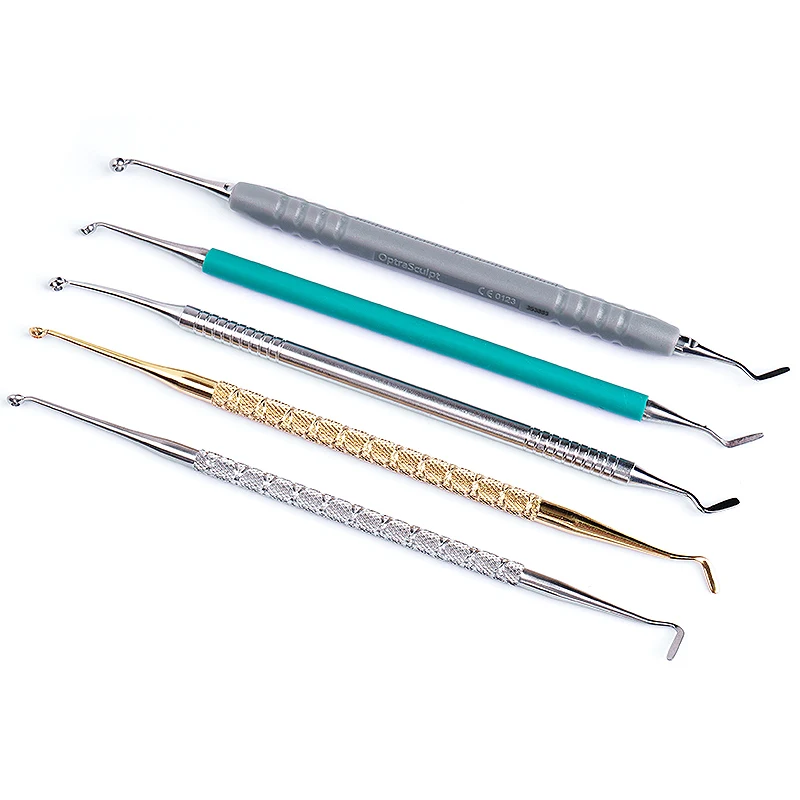 Dental Resin Filling kit Dentist Instrument Molding Tool Materials Optrasculpt Composite Light Cure Holder Quick Foam Pad Handle