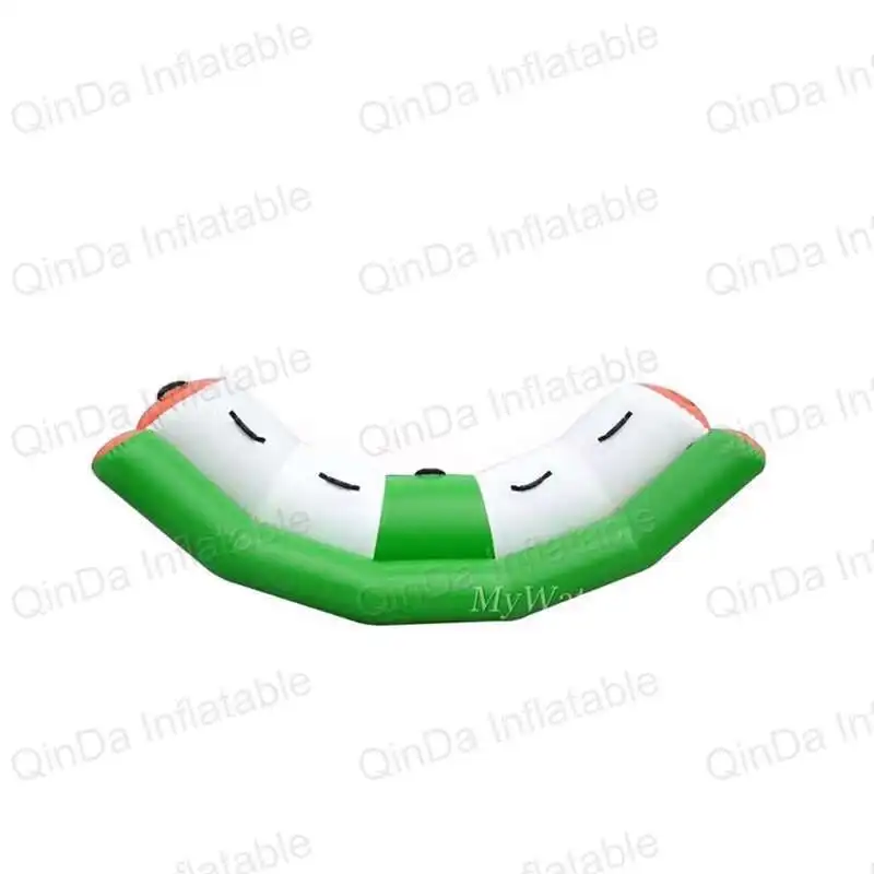 

able Water Swing Pool Toys Airtight Rocker Inflatable Water Seasaw Water Totter Slide