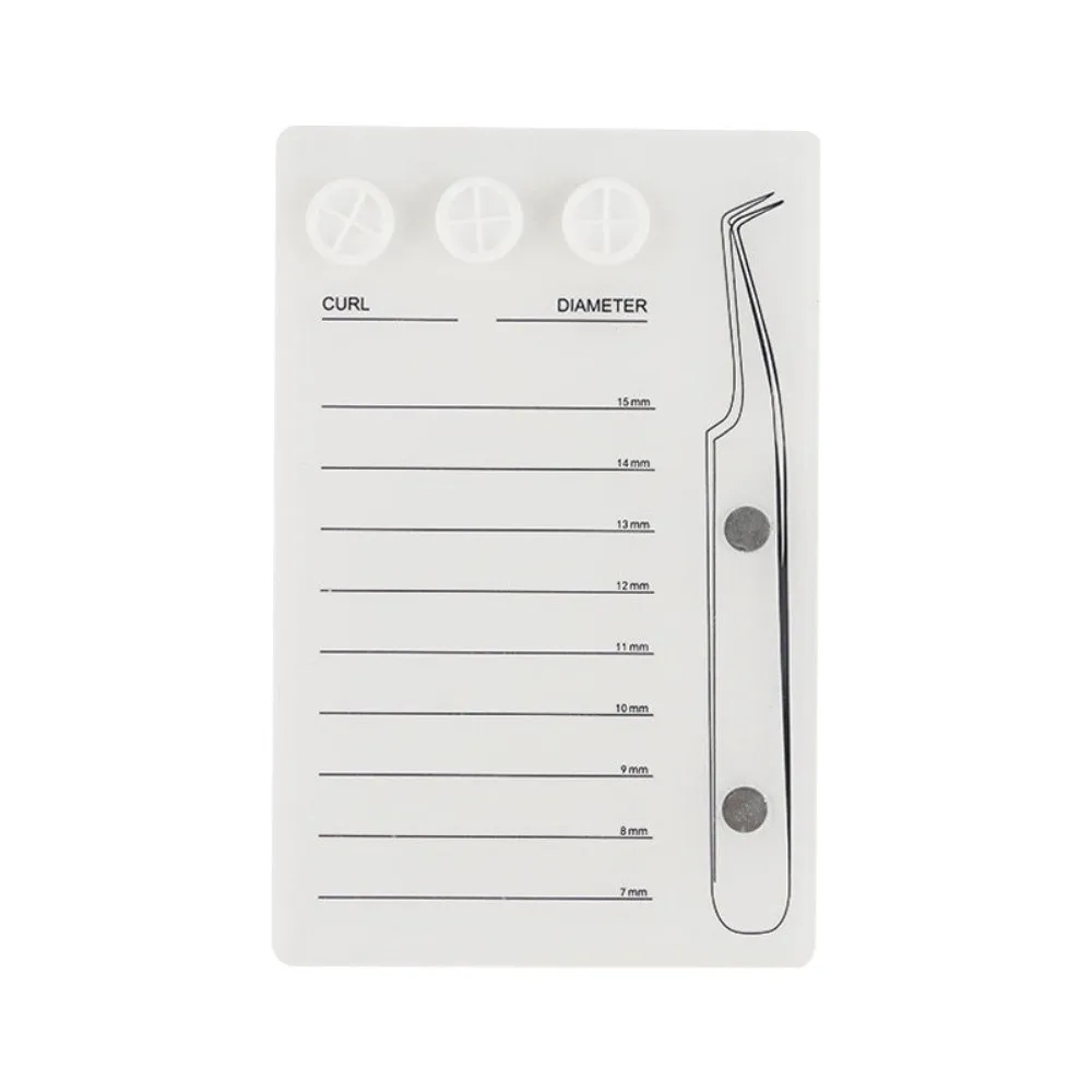 Magnetic Eyelash Holder Professional Scale Plate Eyelash Extension Tray Multi-functional Reusable False Eyelash Display Board