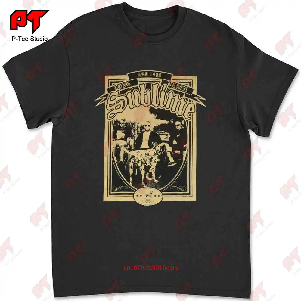 Sublime Est. 1988 Long Beach Dalmatian Band Pic T-shirt SSWH