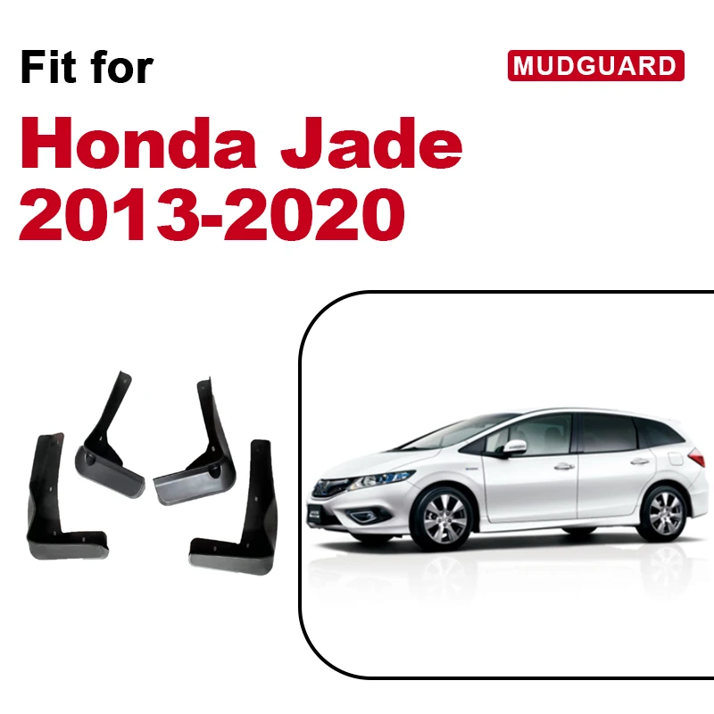 

Tailor-Made Mud Flaps for Honda Jade 2013-2020 High-Quality Mudguards Guards - Robust and Simple Installation
