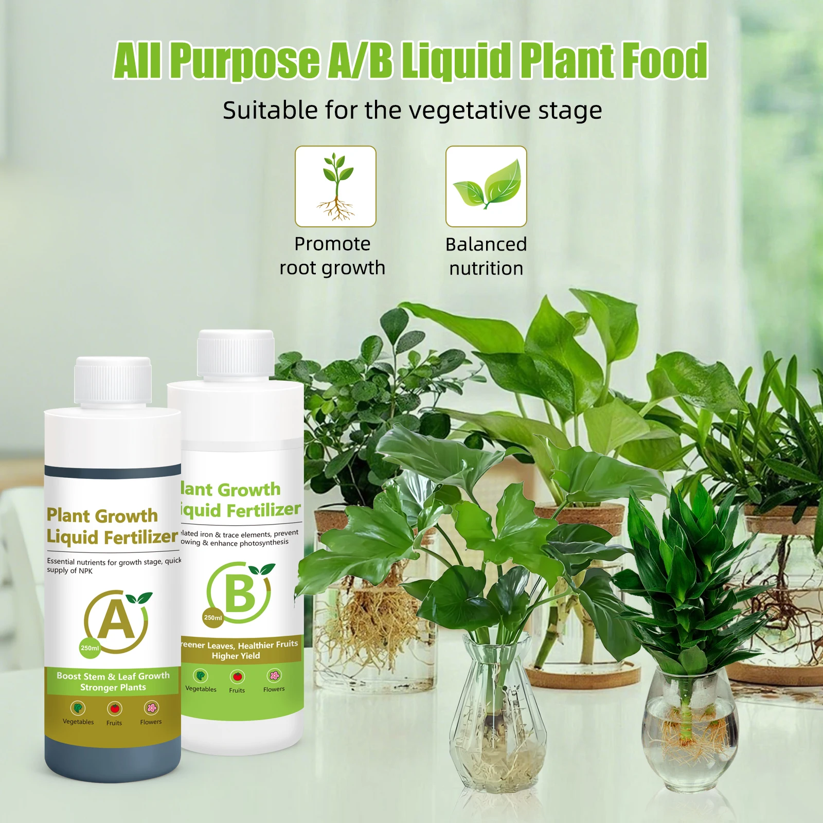 Yieryi 250 مللي محلول المغذيات - مراجعة Nutrient Solution Ab وسعره