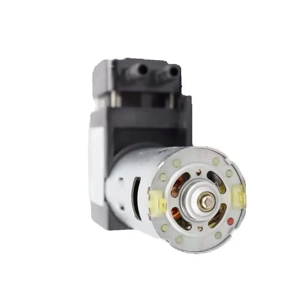SOVOFLO Miniature Electric Air Pump DC 12V/24V Oil-free Piston Pump DH7 Vacuum Pump 85KPa Mini Air Compressor 500KPa Flow 30LPM