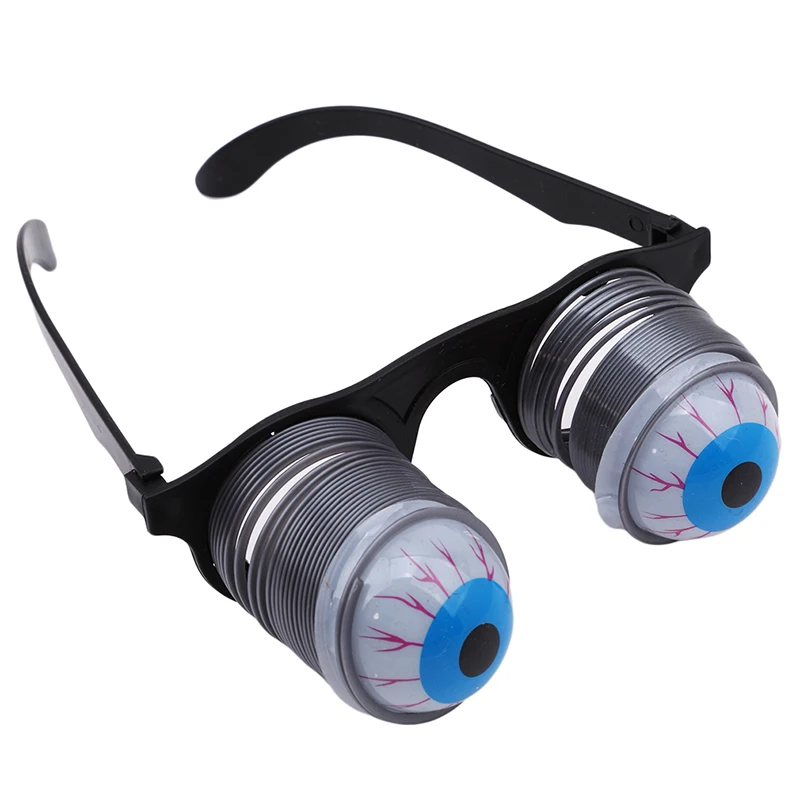 Halloween Funny Personality Scary Horror Eyeball Dropping Glasses Personality Tricky Prank Eyes Joke Gags Toys